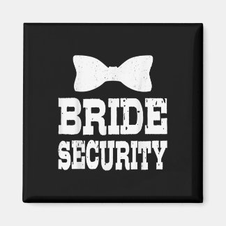 Bachelorette Bruid Veiligheid Grappig Kinder bruil Magneet