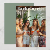 Bachelorette Brunch Magazine Hoesje Kaart (Voorkant / Achterkant)