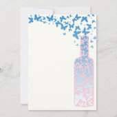 Bachelorette: Butterflies Blue Kaart (Achterkant)