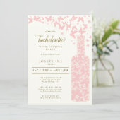 Bachelorette, Butterflies Blush Kaart (Staand voorkant)