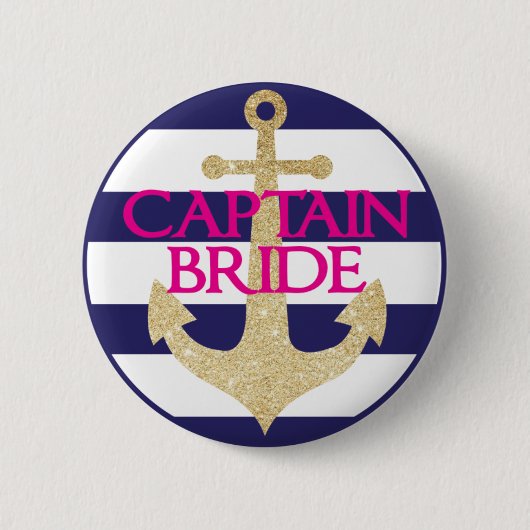 Bachelorette Button- last Sail before the Veil Ronde Button 5,7 Cm (Voorkant)