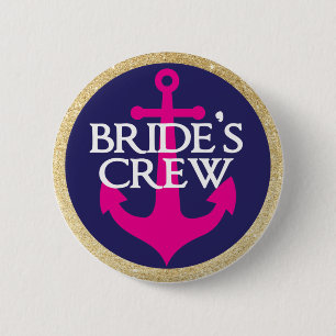 Bachelorette Button- last Sail before the Veil Ronde Button 5,7 Cm