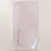 Bachelorette, cadeau voor Bridesmaid, bruiloft, ke Strandlaken (Voorkant)