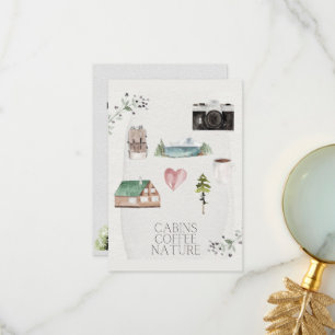 Bachelorette Camping Glamping Trip Bedankkaart