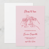 Bachelorette Cheers Kaart (Voorkant / Achterkant)