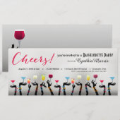 Bachelorette Cocktail Kaart (Voorkant / Achterkant)