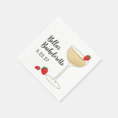Bachelorette Cocktailparty Papieren Servetten (Hoek)