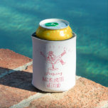 Bachelorette coozie aangepaste naam laatste rodeo<br><div class="desc">Bachelorette weekend gepersonaliseerde coozie,  gepersonaliseerd met jouw naam,  met een vrouw in een cocktailglas met laatste rodeo-elementen. Gemakkelijk om voor om het even welk partij te veranderen.</div>