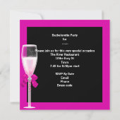 Bachelorette Corset Pink Masquerade Champagne 3 Kaart (Achterkant)