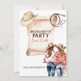 Bachelorette Cowgirl Kaart