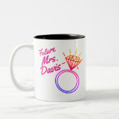 Bachelorette Cup Tweekleurige Koffiemok (Links)