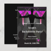 Bachelorette Dames Night Party - Uitnodiging (Voorkant / Achterkant)