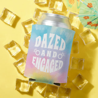 Bachelorette Dazed and Engaged Stropdas-Dye Koelbo Blikjeskoeler