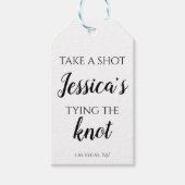 Bachelorette decoraties cadeaulabel (Voorkant)