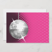 Bachelorette Disco Feest Kaart (Achterkant)