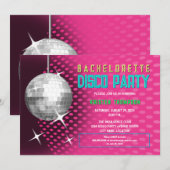 Bachelorette Disco Feest Kaart (Voorkant / Achterkant)