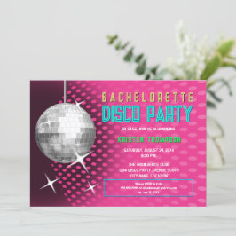 Bachelorette Disco Feest Kaart