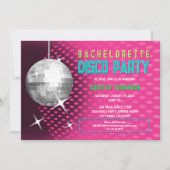 Bachelorette Disco Feest Kaart (Voorkant)