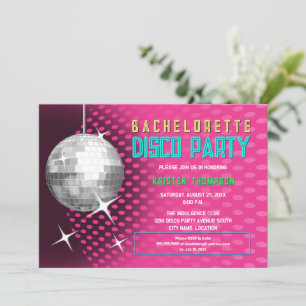 Bachelorette Disco Party Kaart