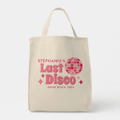 Bachelorette Disco thema Shirten Tote Bag (Achterkant)