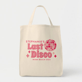 Bachelorette Disco thema Shirten Tote Bag
