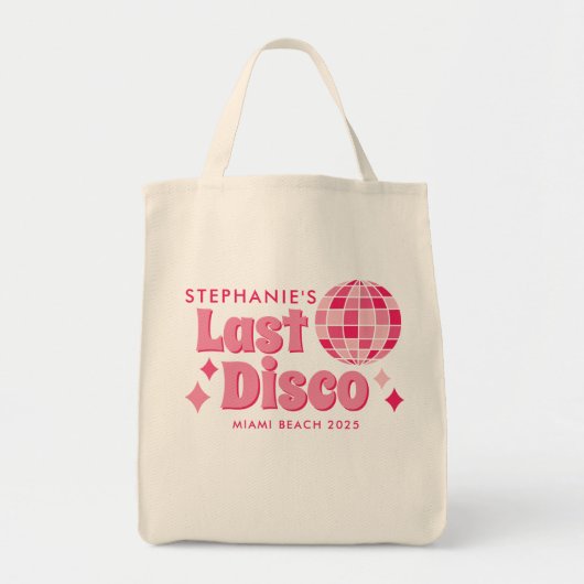 Bachelorette Disco thema Shirten Tote Bag (Voorkant)