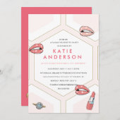 BACHELORETTE ÉÉN LEVENSGOODBYE // PARTIJ INVITE KAART (Voorkant / Achterkant)