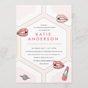 BACHELORETTE ÉÉN LEVENSGOODBYE // PARTIJ INVITE KAART
