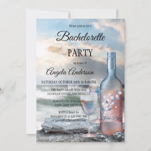 Bachelorette en Bachelorette Kaart (Voorkant)