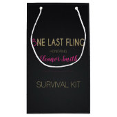 Bachelorette en Hens Party Survival Kit Bags Klein Cadeauzakje (Achterkant)