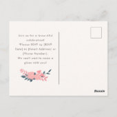 Bachelorette feest bier briefkaart uitnodiging (Achterkant)