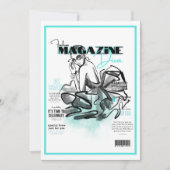 Bachelorette feest mode diva magazine kaart (Voorkant)