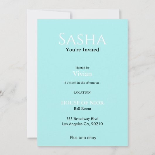 Bachelorette feest mode diva magazine kaart (Achterkant)