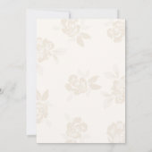 Bachelorette feest Mousserende Wijnfles Zwart Bow Kaart (Achterkant)