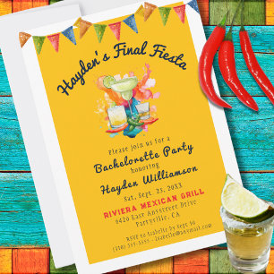 Bachelorette Final Fiesta Mexicaanse themafeest Kaart