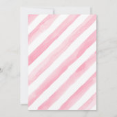 Bachelorette flamingo pooluitnodiging kaart (Achterkant)