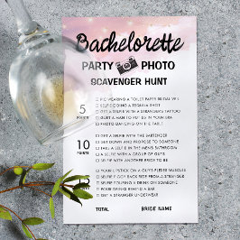 Bachelorette foto Scavenger Hunt spel