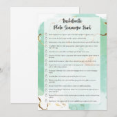 Bachelorette-foto-speurtocht Kaart (Voorkant / Achterkant)