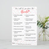 Bachelorette Game "Hoe goed ken je de bruid?" (Staand voorkant)