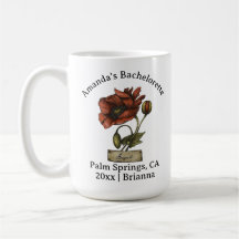 Bachelorette Geboortemaand Bloem Augustus Poppy