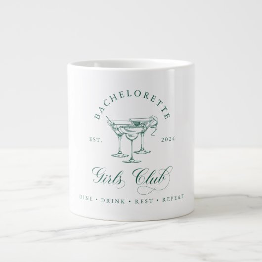 Bachelorette Girl's Club Jumbo Mok (Voorkant)