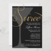 Bachelorette Girls Night Out Soiree Invitation Kaart (Voorkant)