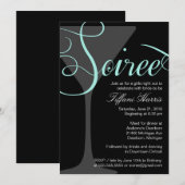 Bachelorette Girls Night Out Soiree Invitation Kaart (Voorkant / Achterkant)