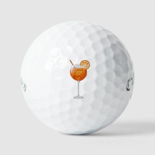Bachelorette golfballen - Aperol Spritz (Voorkant)