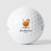 Bachelorette golfballen - Aperol Spritz (Voorkant)