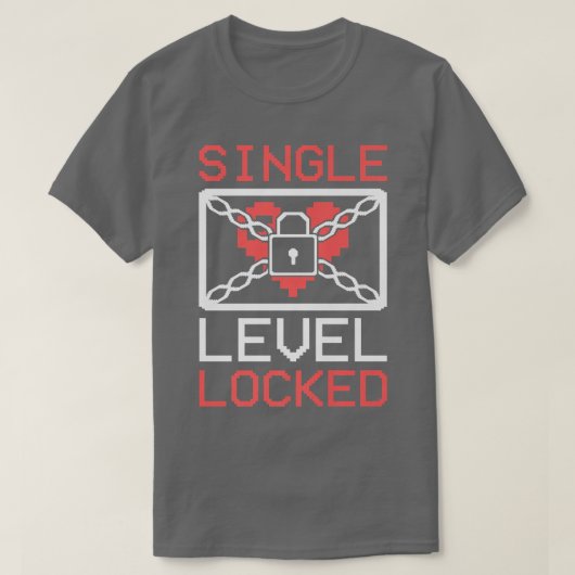 Bachelorette Groom Single Level Locked Bachelor Pa T-shirt (Design voorkant)