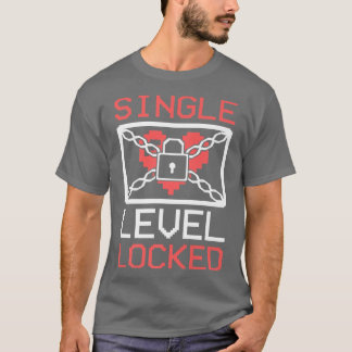 Bachelorette Groom Single Level Locked Bachelor Pa T-shirt