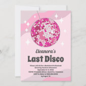 Bachelorette Groovy Laatste Disco Uitnodigen, Disc Kaart (Voorkant)