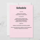 Bachelorette Groovy Laatste Disco Uitnodigen, Disc Kaart (Achterkant)