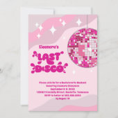 Bachelorette Groovy Laatste Disco Uitnodigen, Disc Kaart (Voorkant)